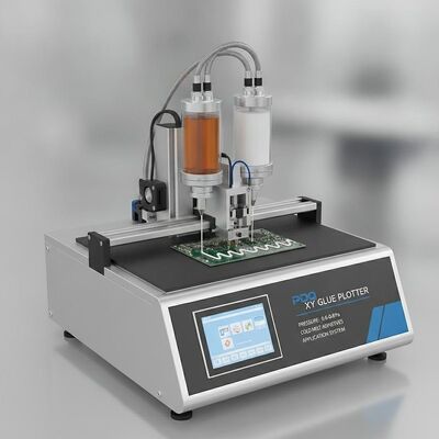 XY Glue Plotter ด้วยความดัน 0.6-0.8Pa ความสูงของสตั๊ก 840 มม และผลิตกาว 2-3 กิโลกรัม/ชั่วโมงสําหรับการกาวแม่นยํา