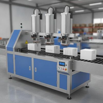 XY Glue Plotter CNC Gluer ด้วยความเร็วที่สามารถเลือกได้อย่างต่อเนื่องถึง 6 M / S และการใช้กาวจากสามหัวที่รองรับกาวทุกขนาด