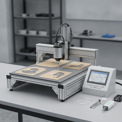 พลอตเตอร์กาว XY CNC Gluer ที่มีความสูงกอง 840 มม. 2-3Kg / ชม. เอาต์พุตกาวและเวลาทำงาน 24 ชม.